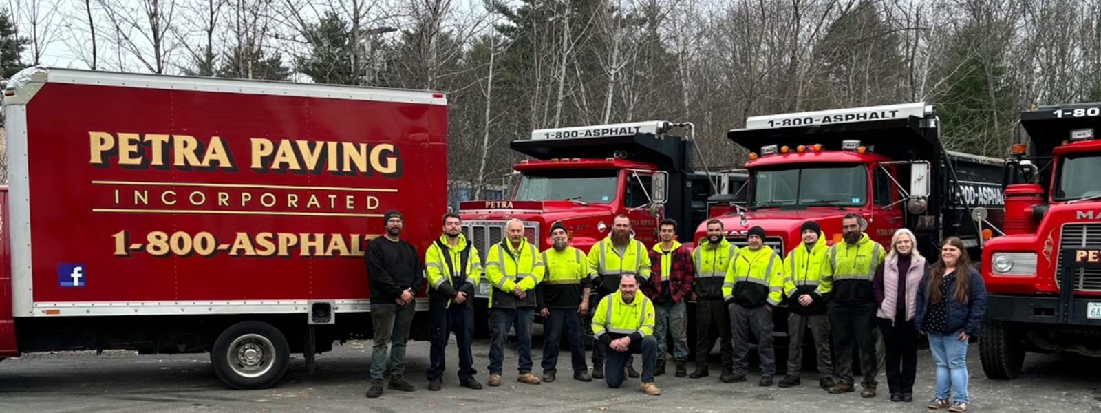 award winning pavement contractor crew